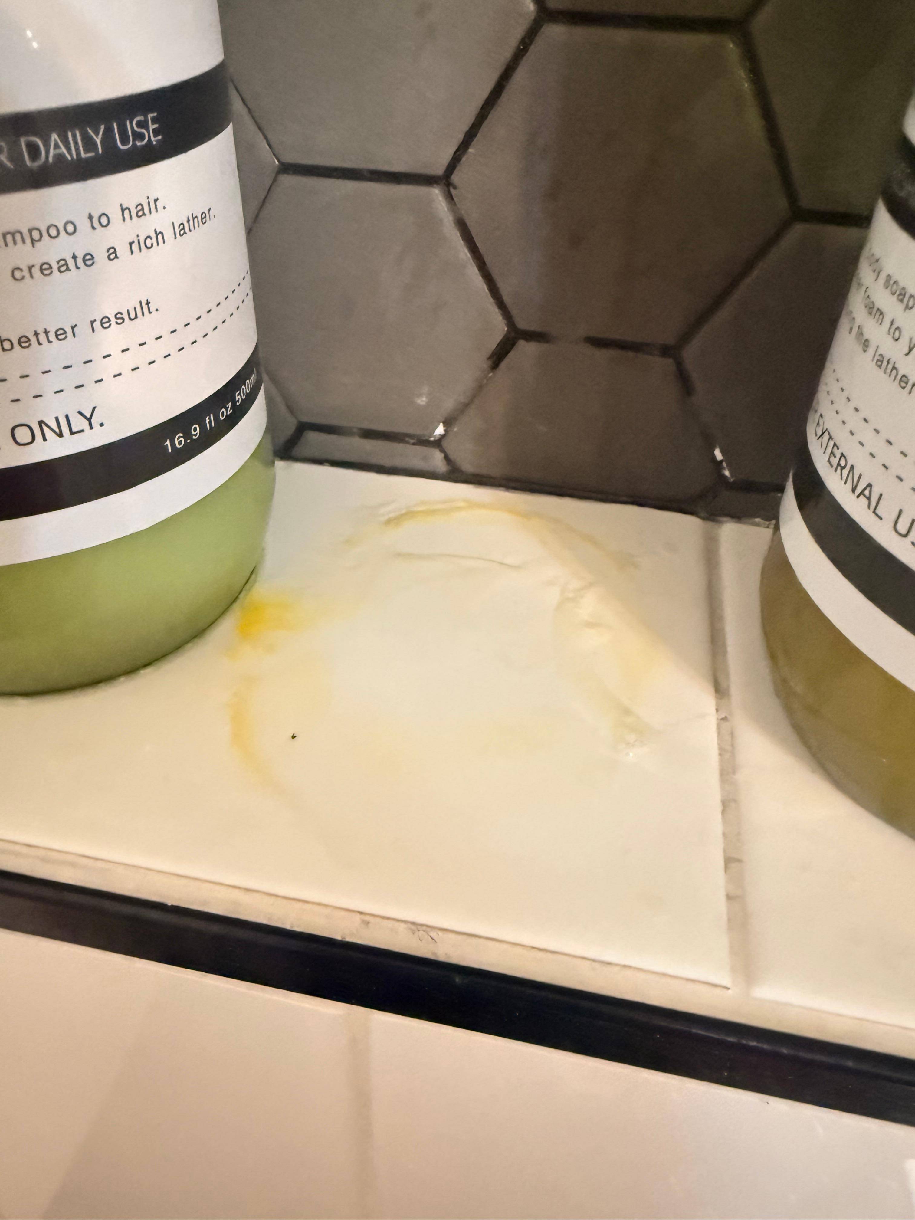 The bottom of soap dispenser was slimy 