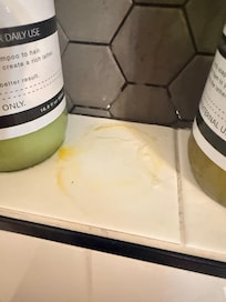 The bottom of soap dispenser was slimy