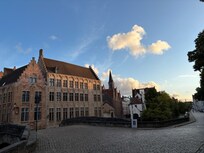 View from right outside the front door of the hotel.