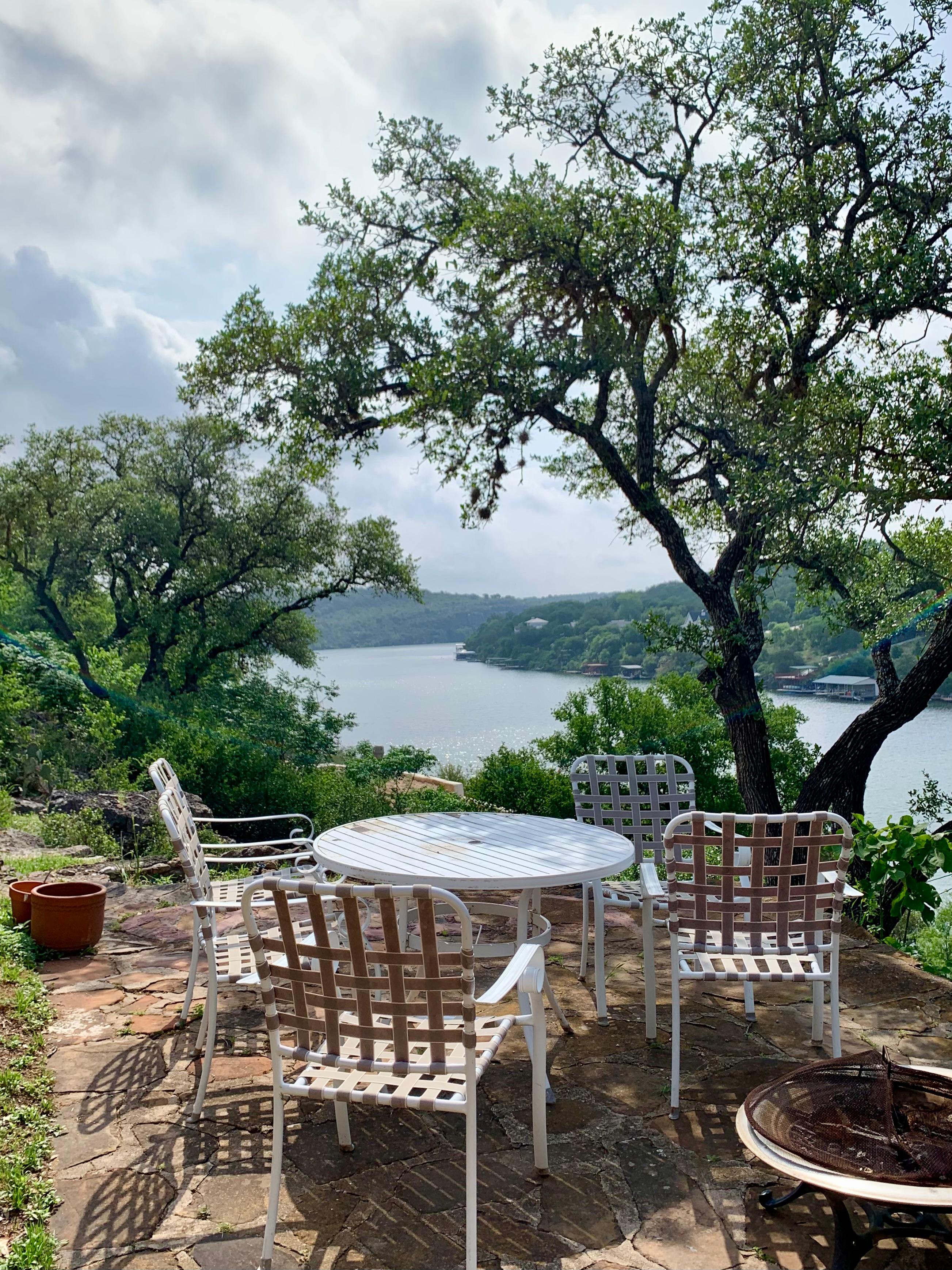 View from back porch