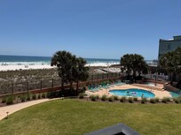 View from balcony.