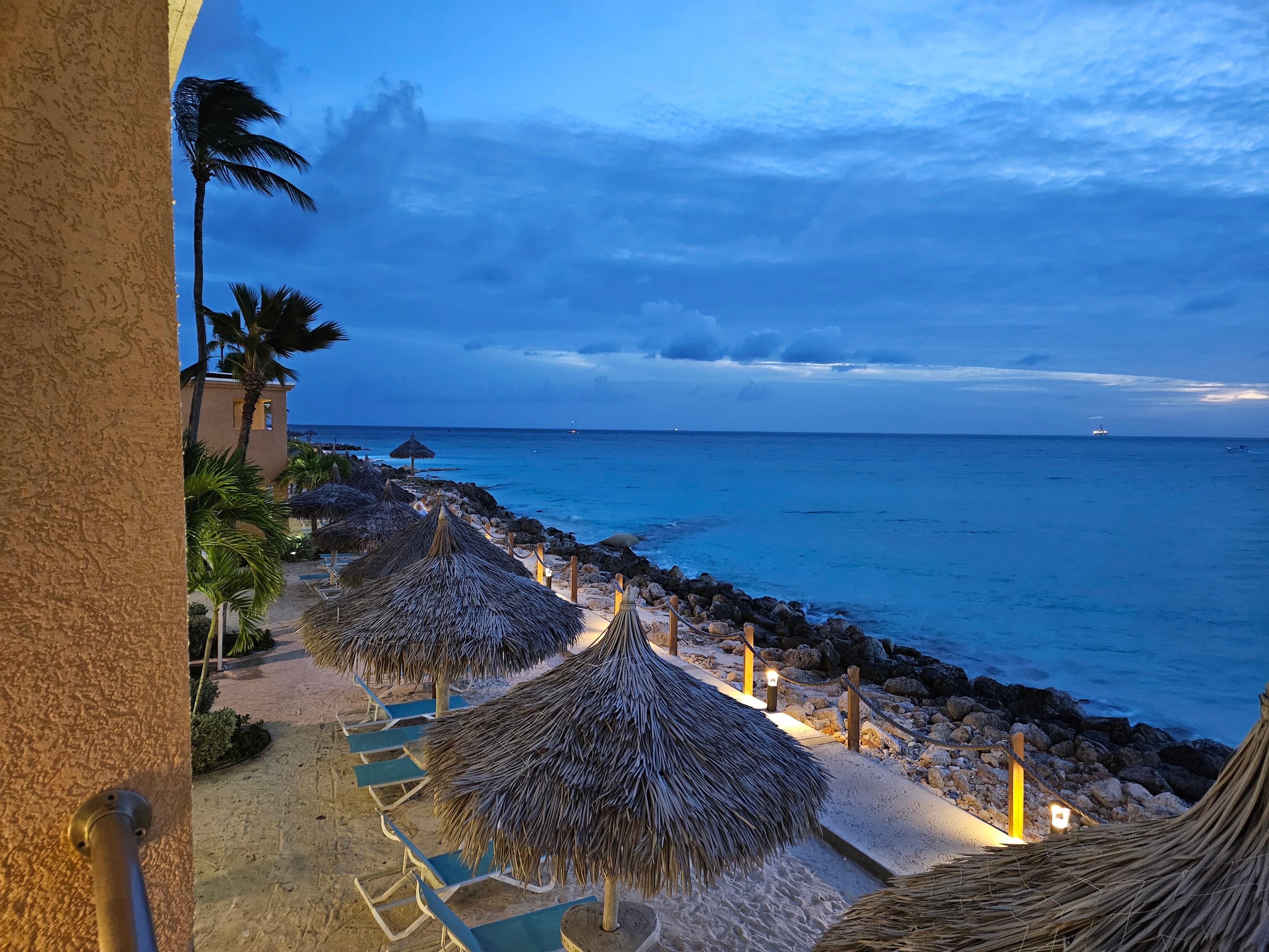 View from our 2nd floor room.