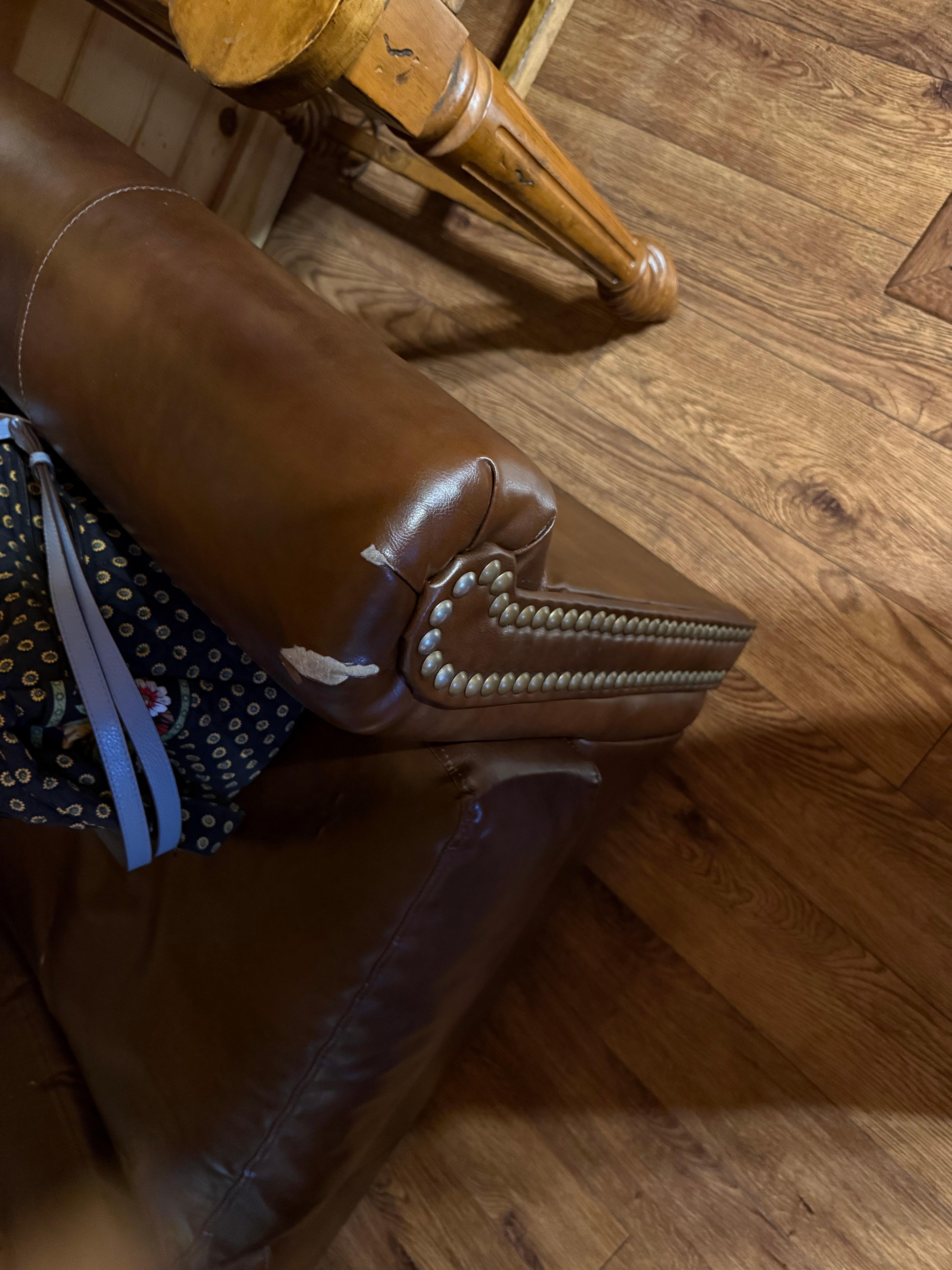 Worn out couch