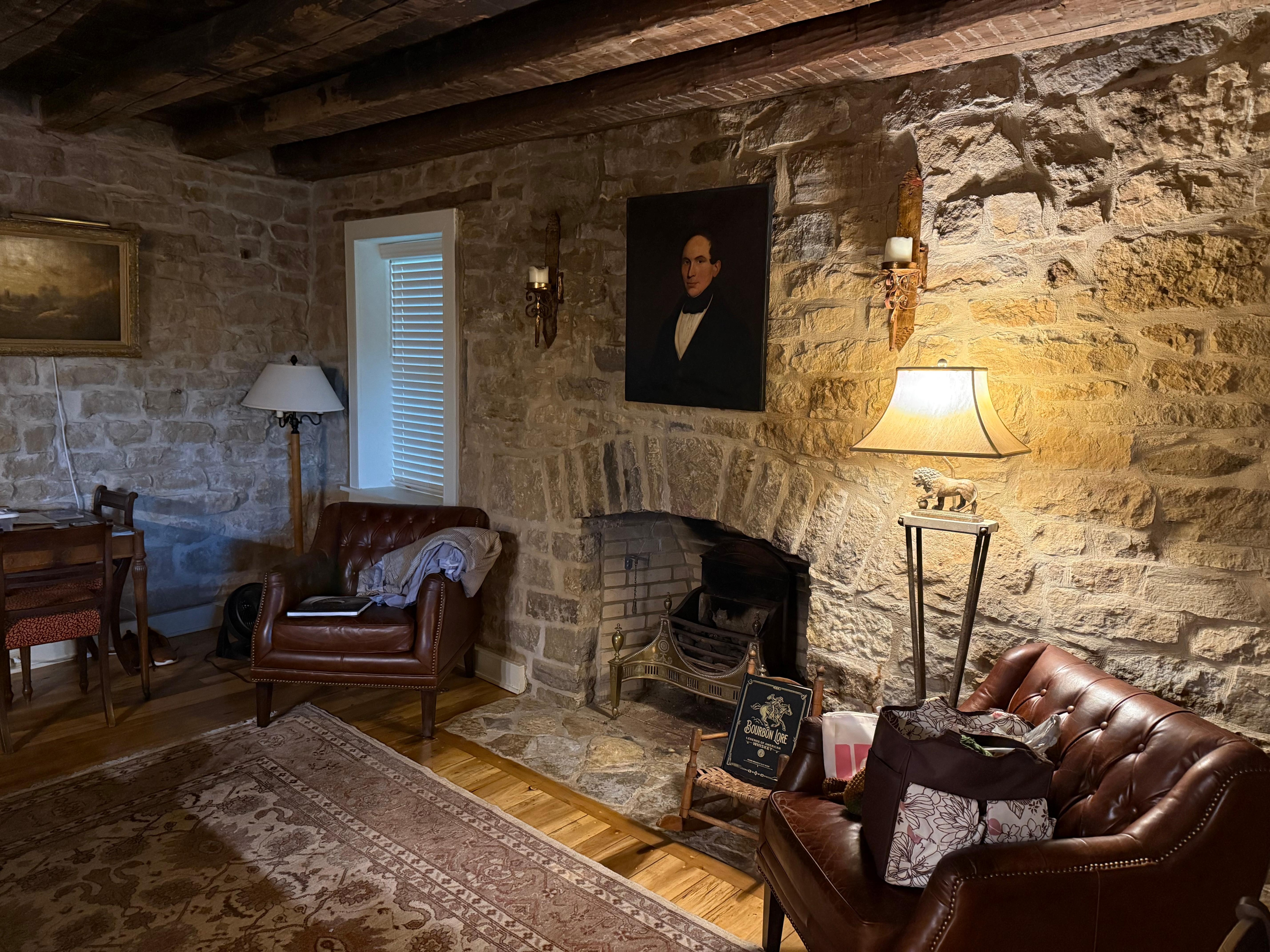 Historic and tasteful interior.