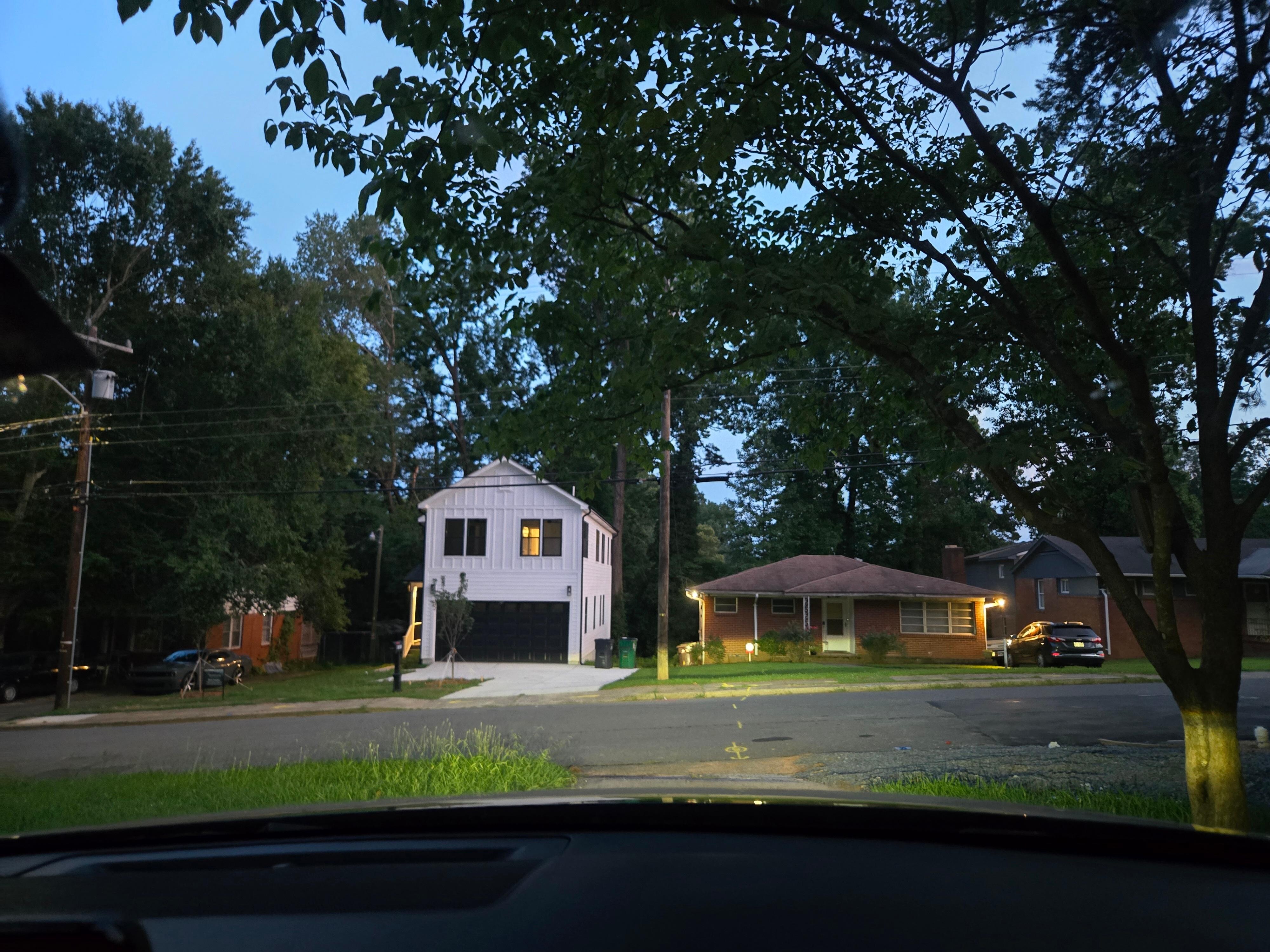 View across the street