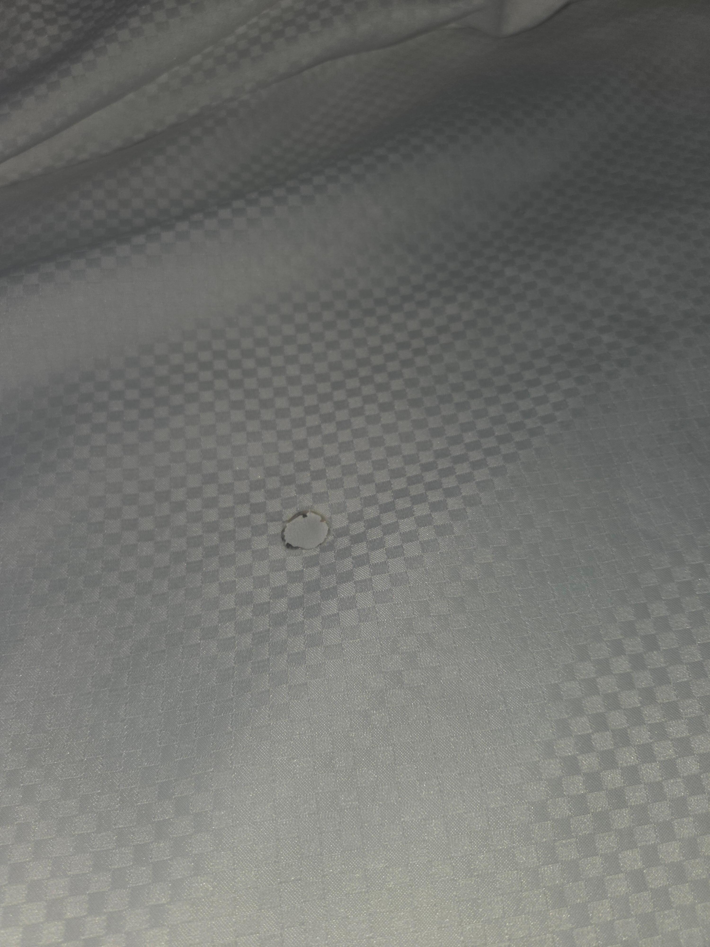 Holes in the blanket.