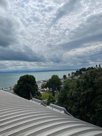 Ausblick auf der Dach- Terrasse