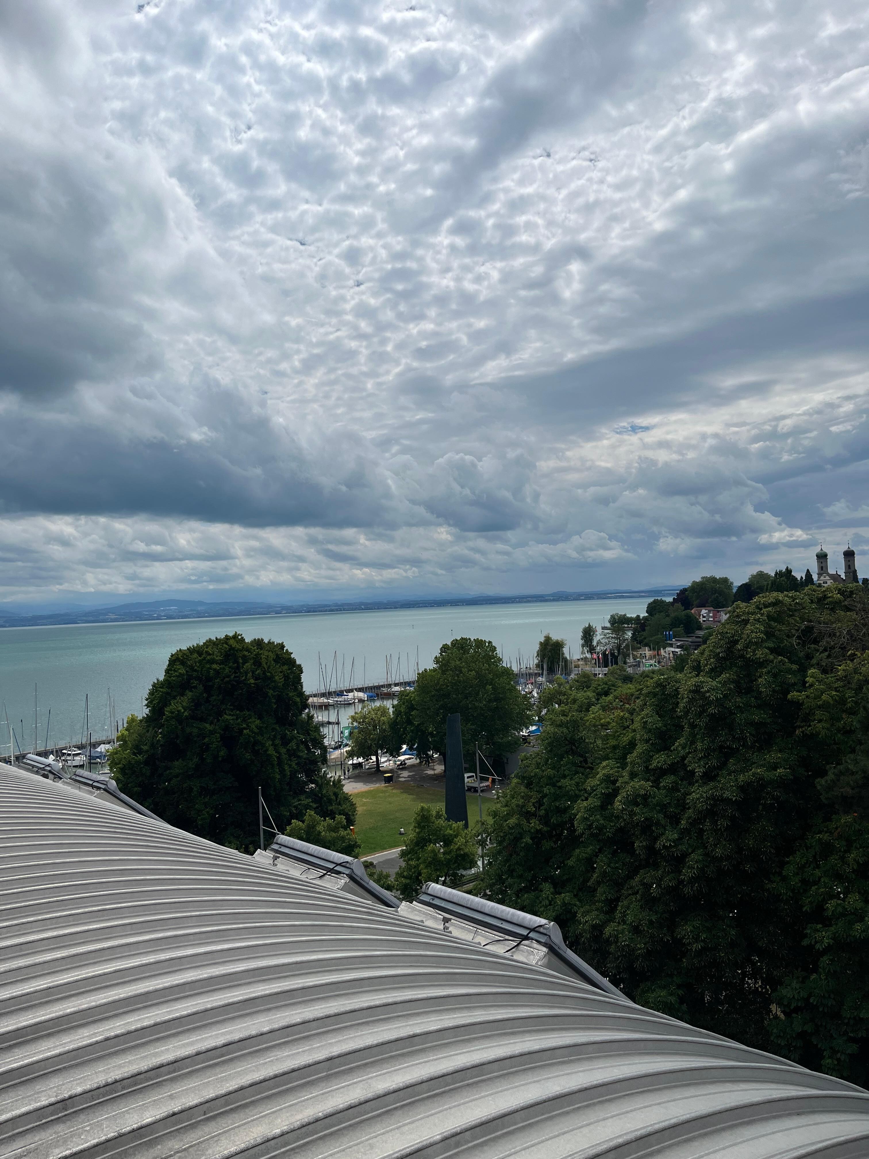 Ausblick auf der Dach- Terrasse