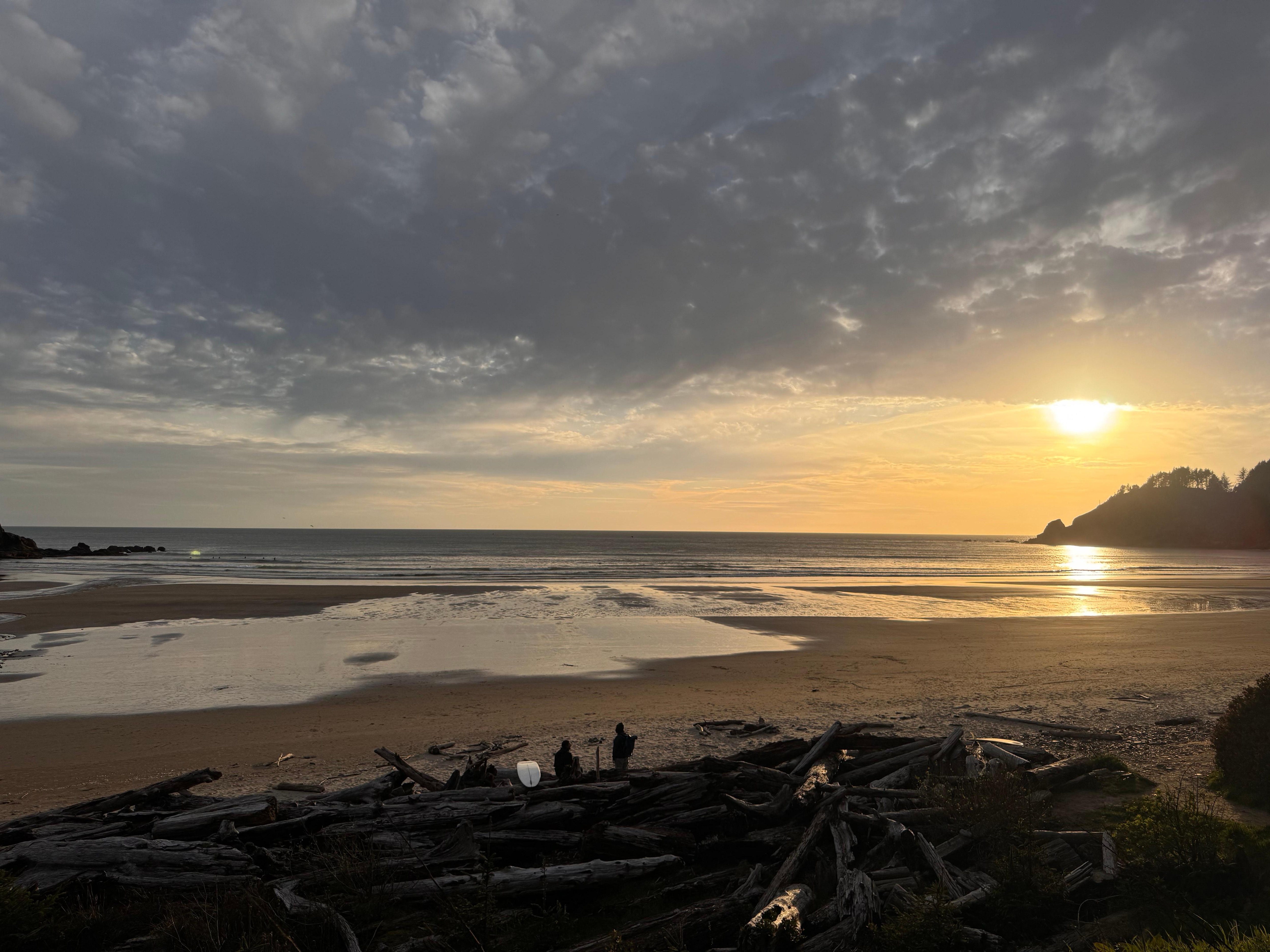 One of the many beaches along the way. Can never get too many sunset photos.