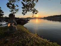 Sunrise and coffee