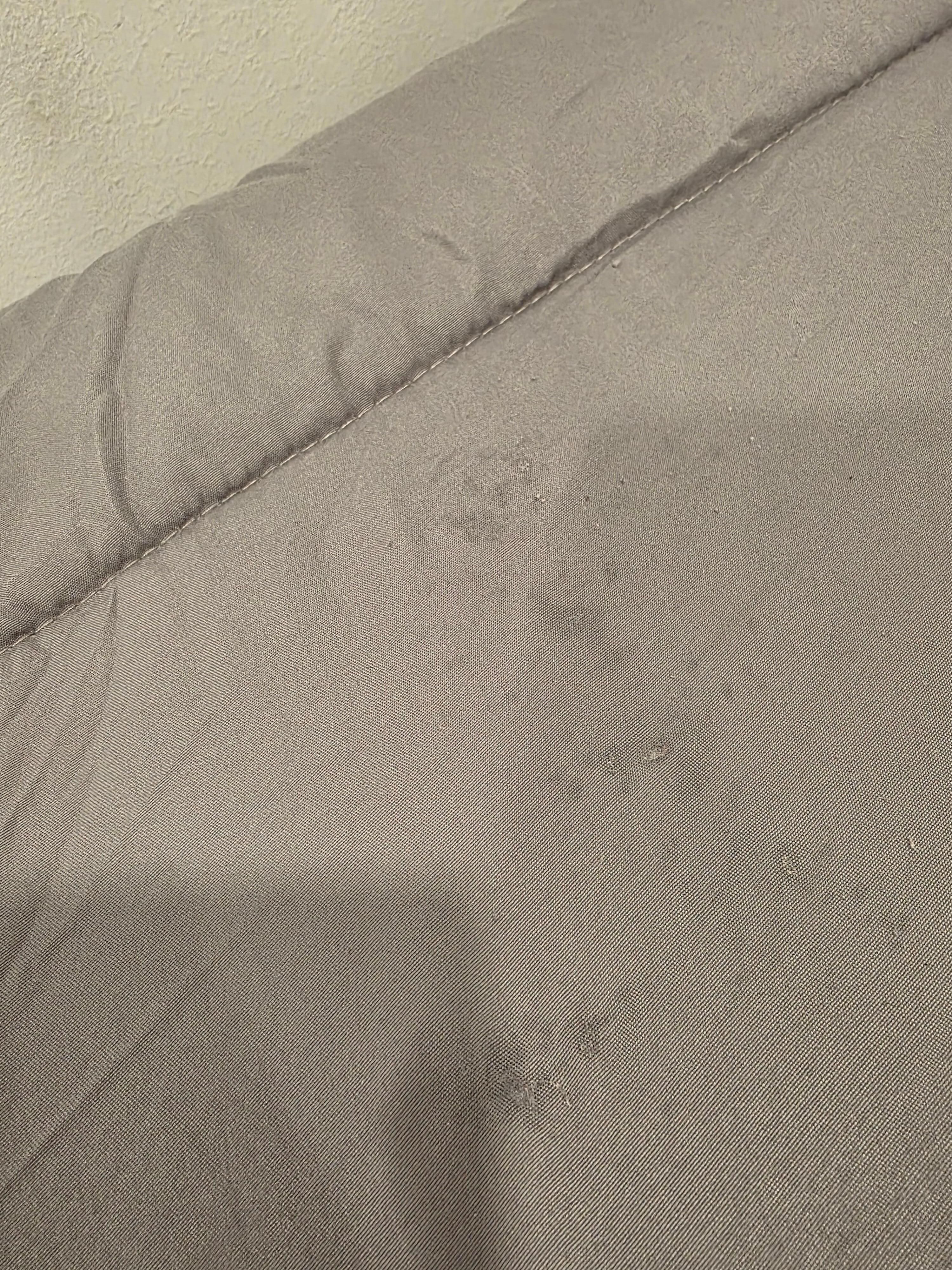 Stains on comforter 