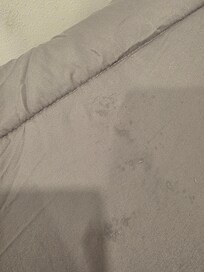 Stains on comforter