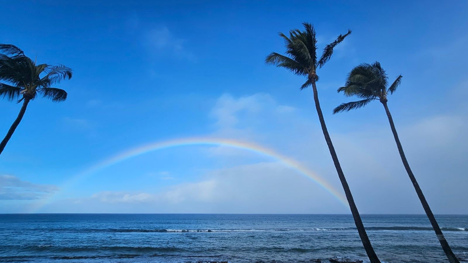 Many rainbows in Maui - this viewed from balcony