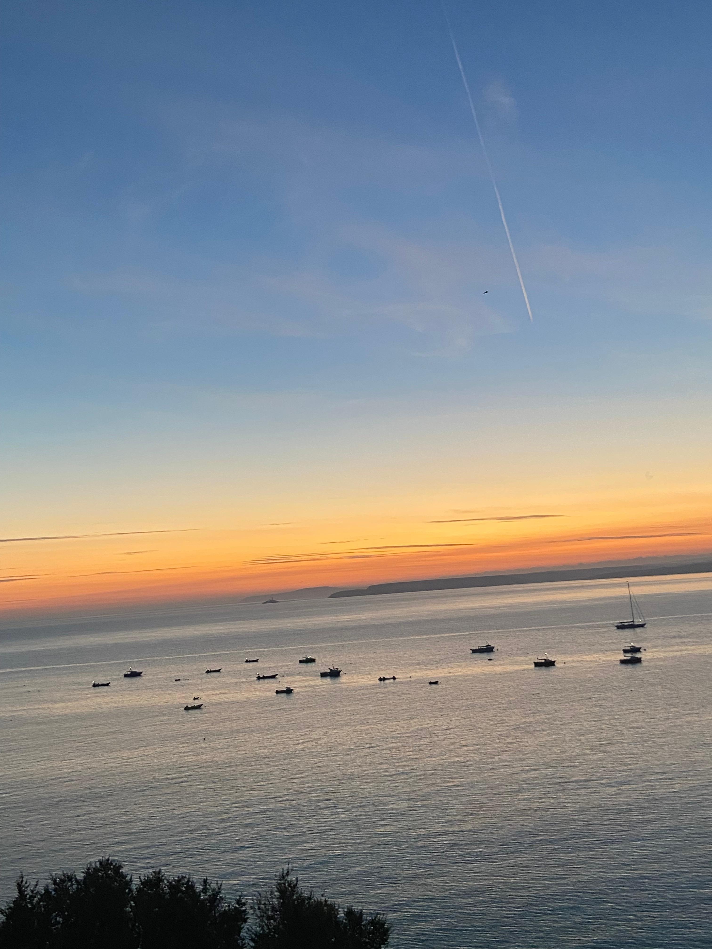 Stunning early view from the front window