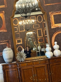 When you enter the hotel