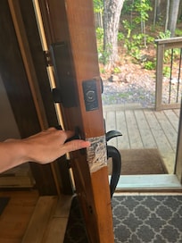 Broken lock.