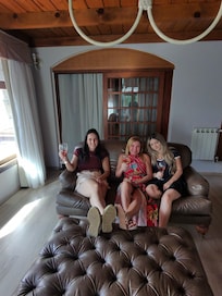 Dentro da nossa suíte que mais parecia uma casa