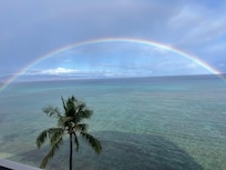 From our lanai the first morning