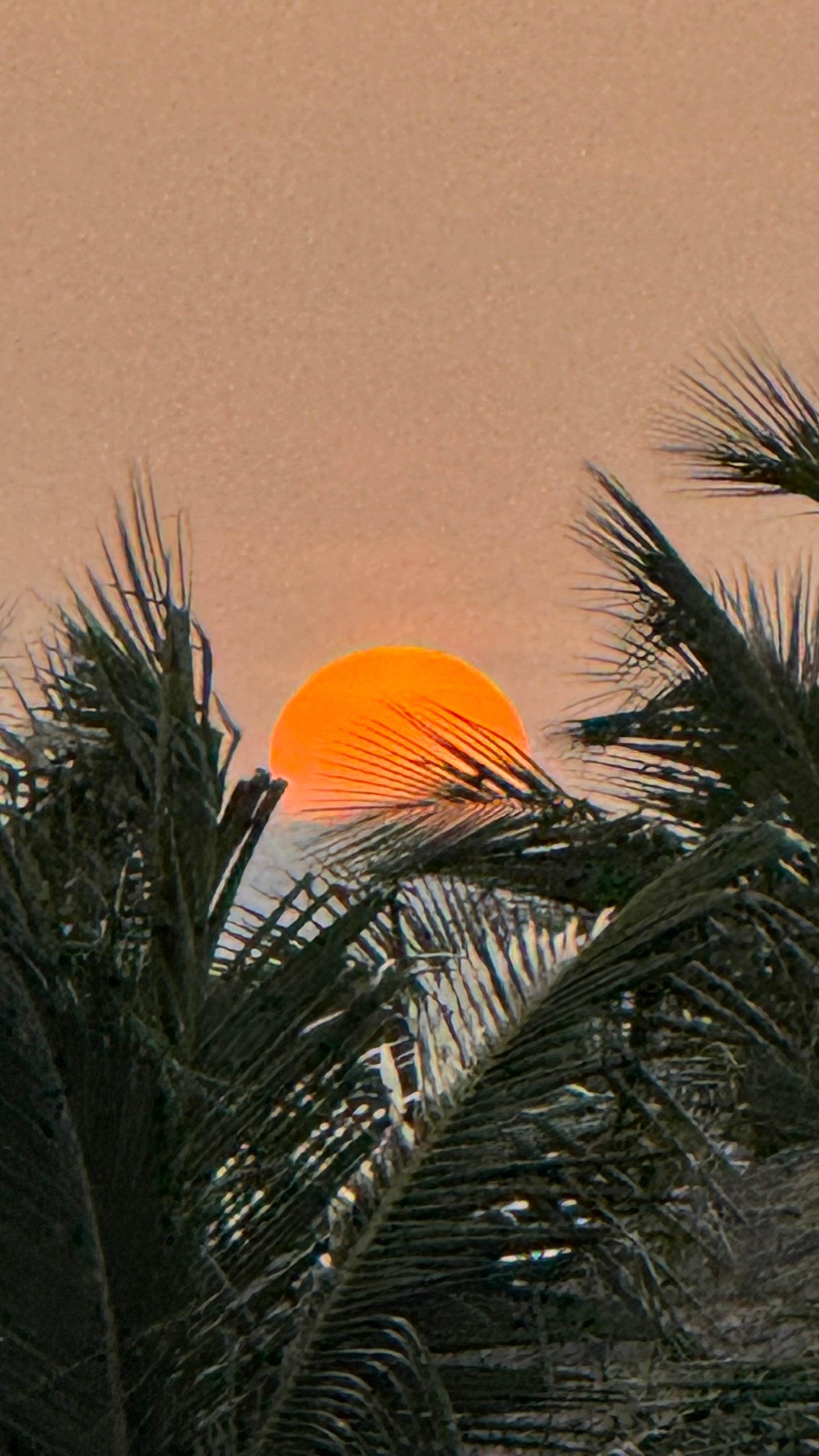 Sunset from room balcony