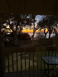 Sunset from the back porch