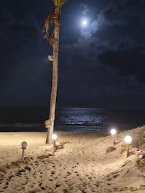 Vista da varanda do restaurante