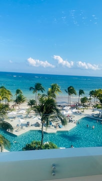 Thos was the view from our room.