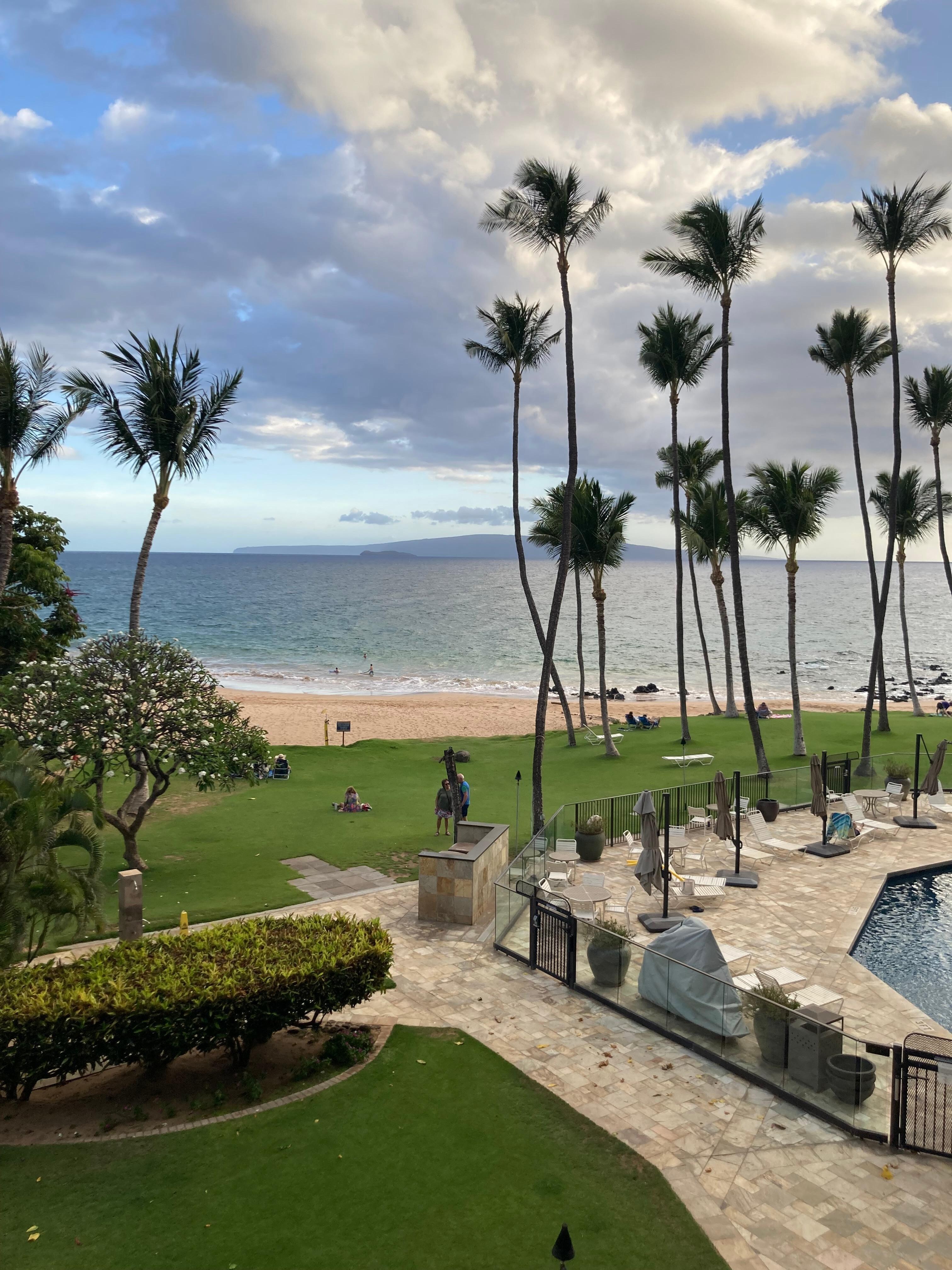 from the balcony