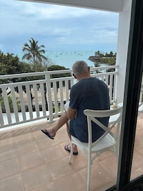 View from our balcony.