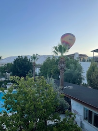 Balloons landed so close to hotel!!!!