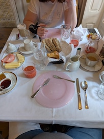 Our first breakfast. Exceptional