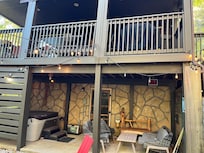 Second floor deck off of the living room