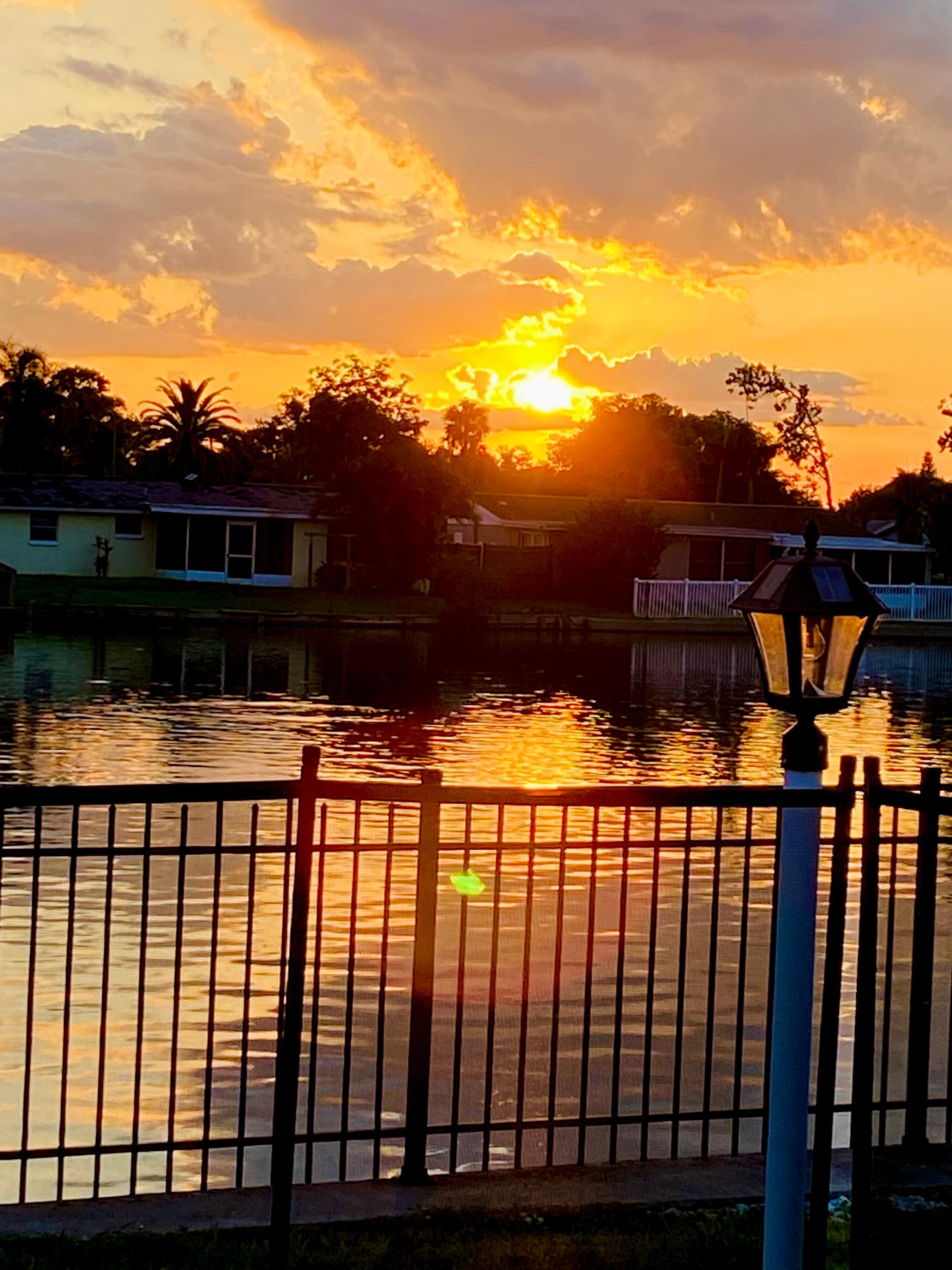 Sunset on the dock