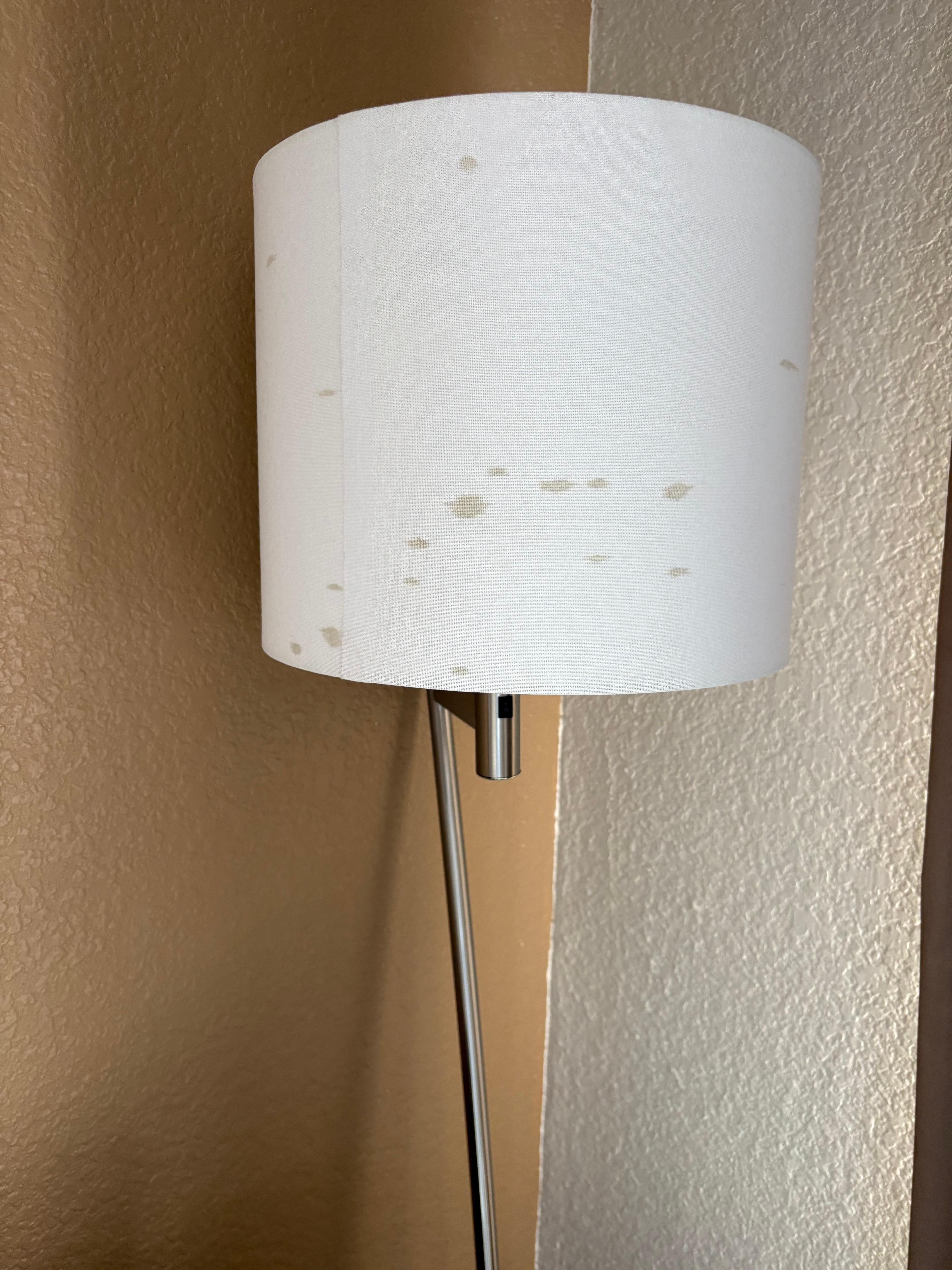 Lamp shade stained