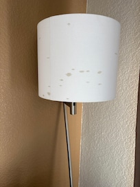 Lamp shade stained