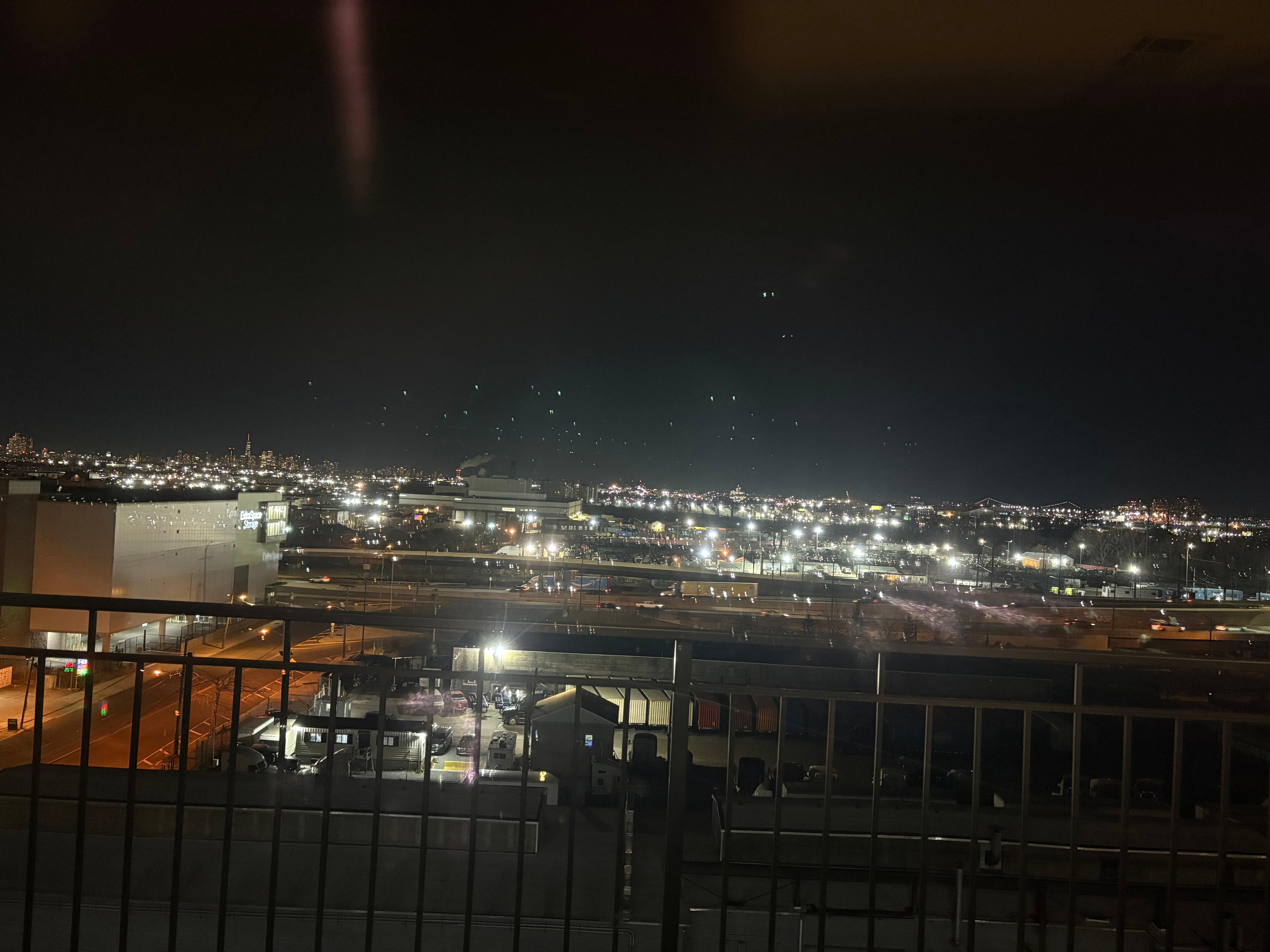 View from the breakfast area