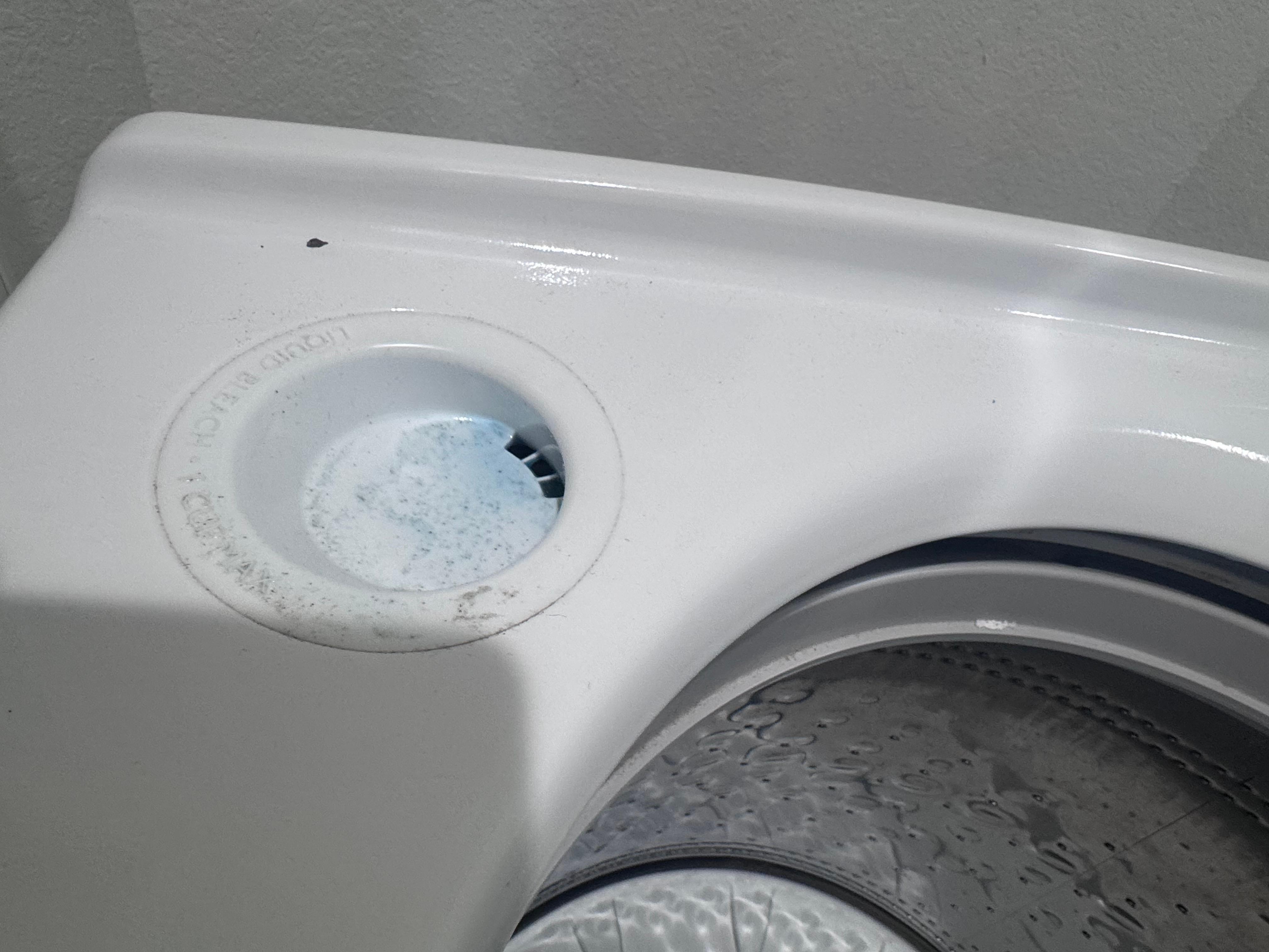 Old soap in washer