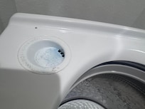 Old soap in washer