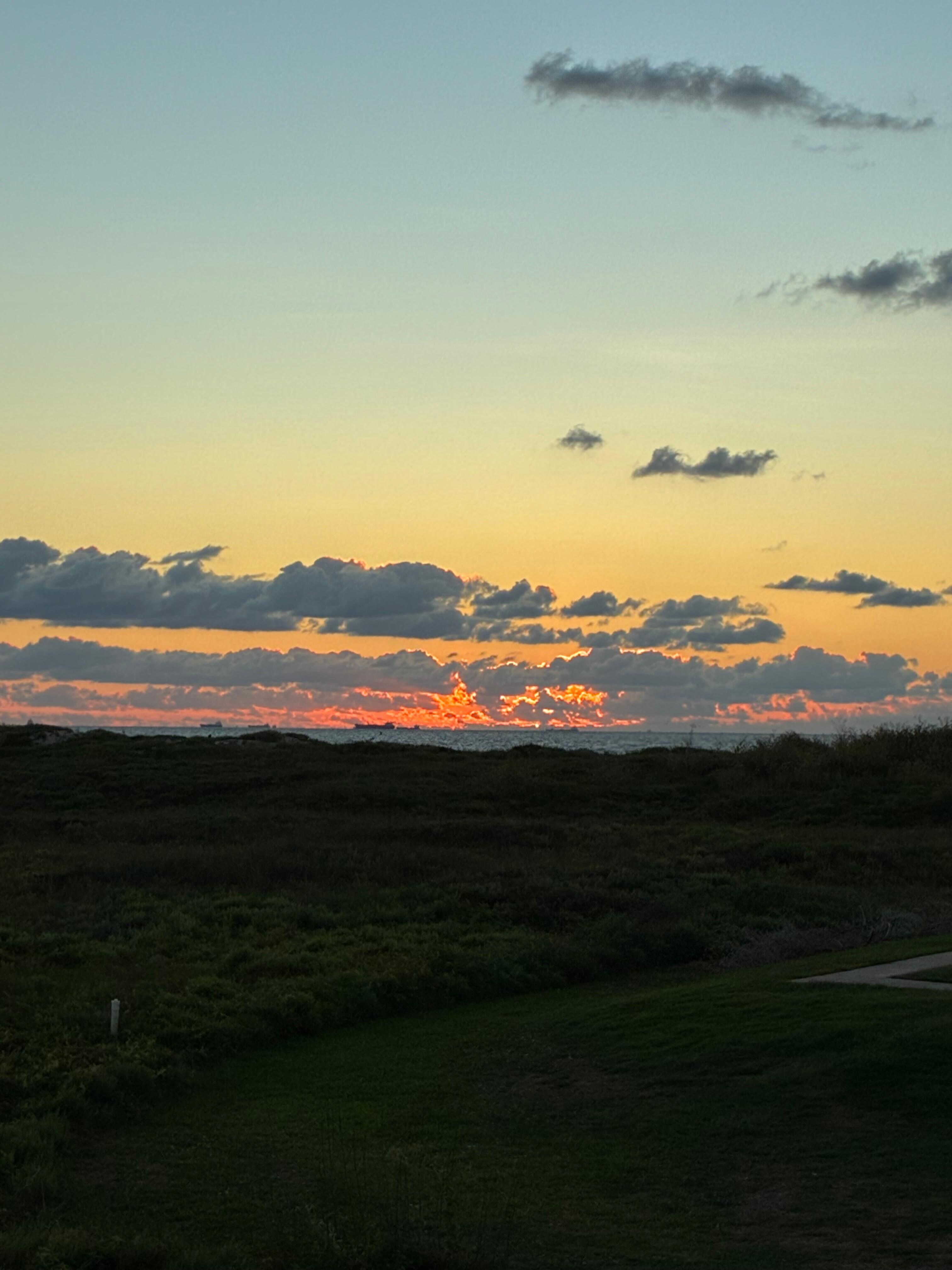 Beautiful sunrise views! 