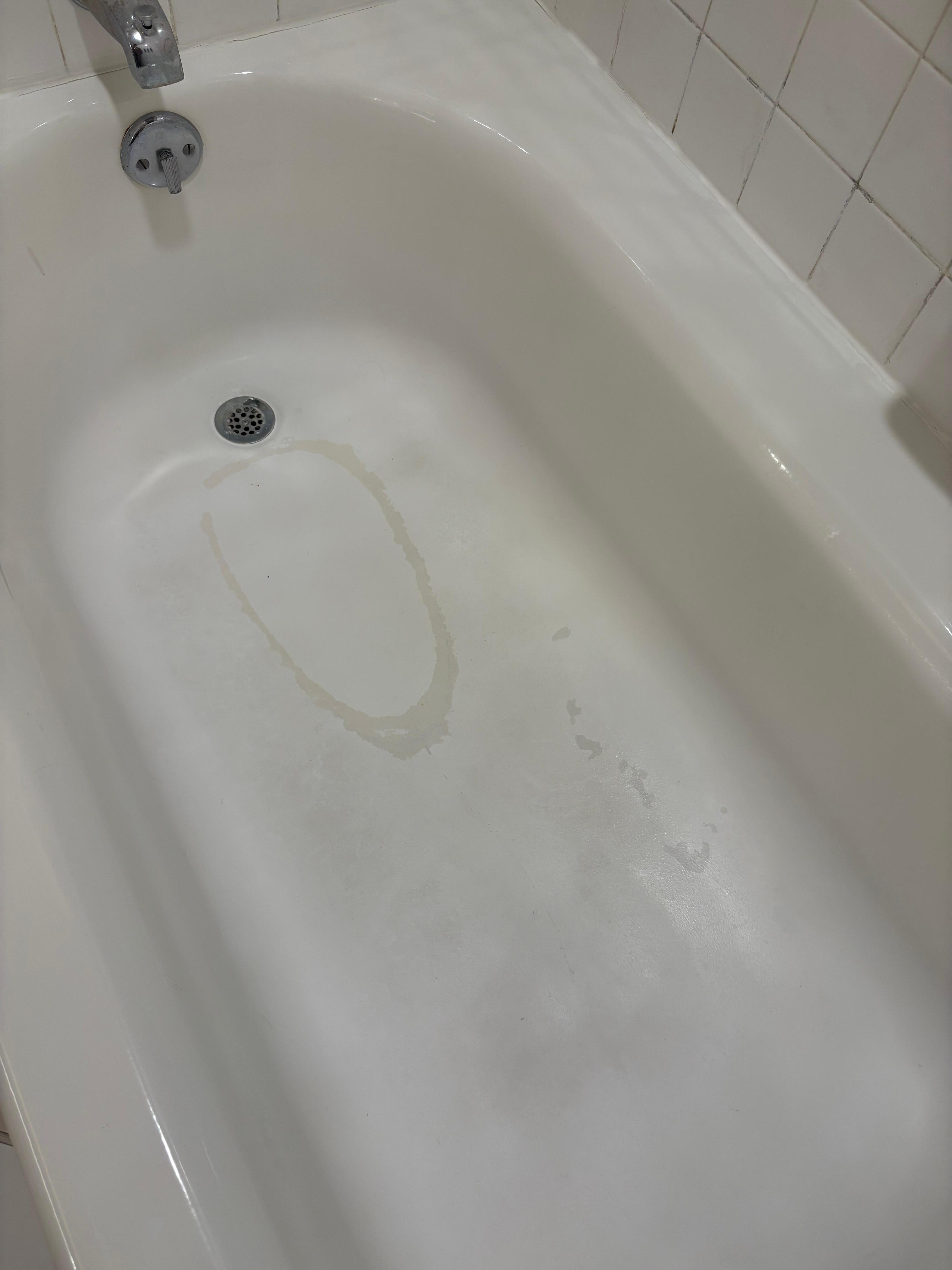 Tub was filthy 