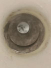 Drain in the bathtub