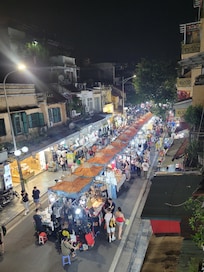 La vue de notre chambre