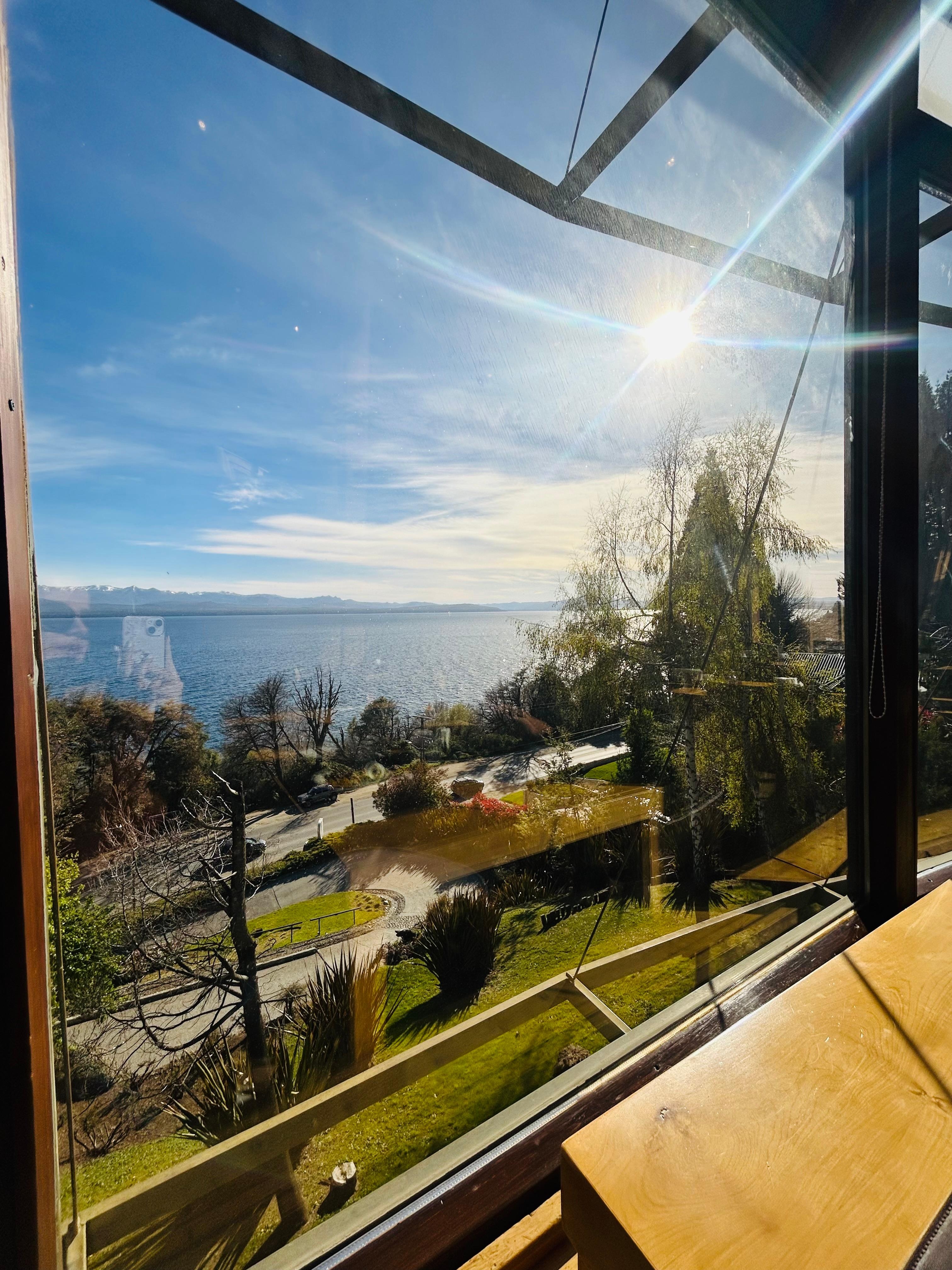 A visão que tínhamos ao tomar café 