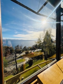 A visão que tínhamos ao tomar café