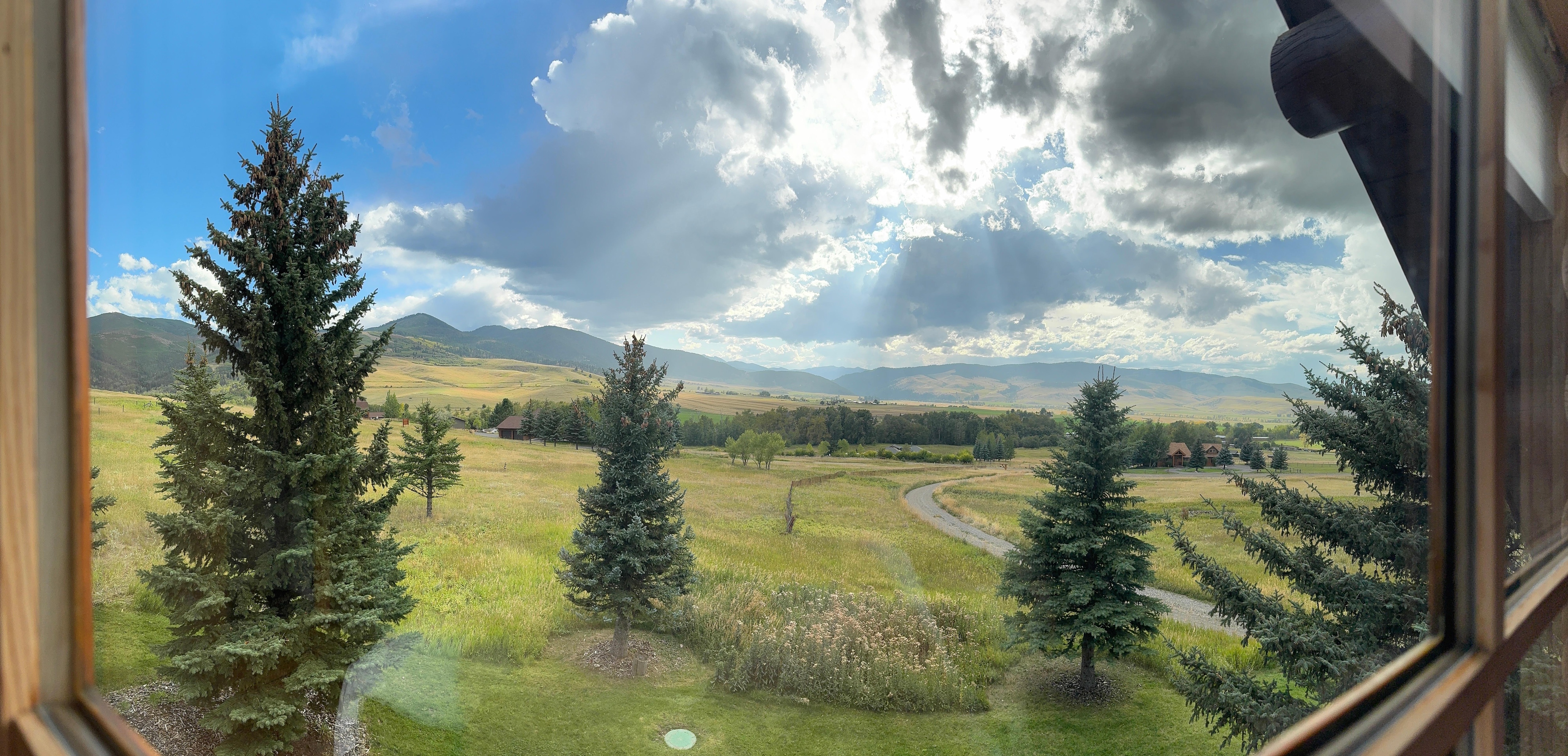 Great views with every direction from the cabin.