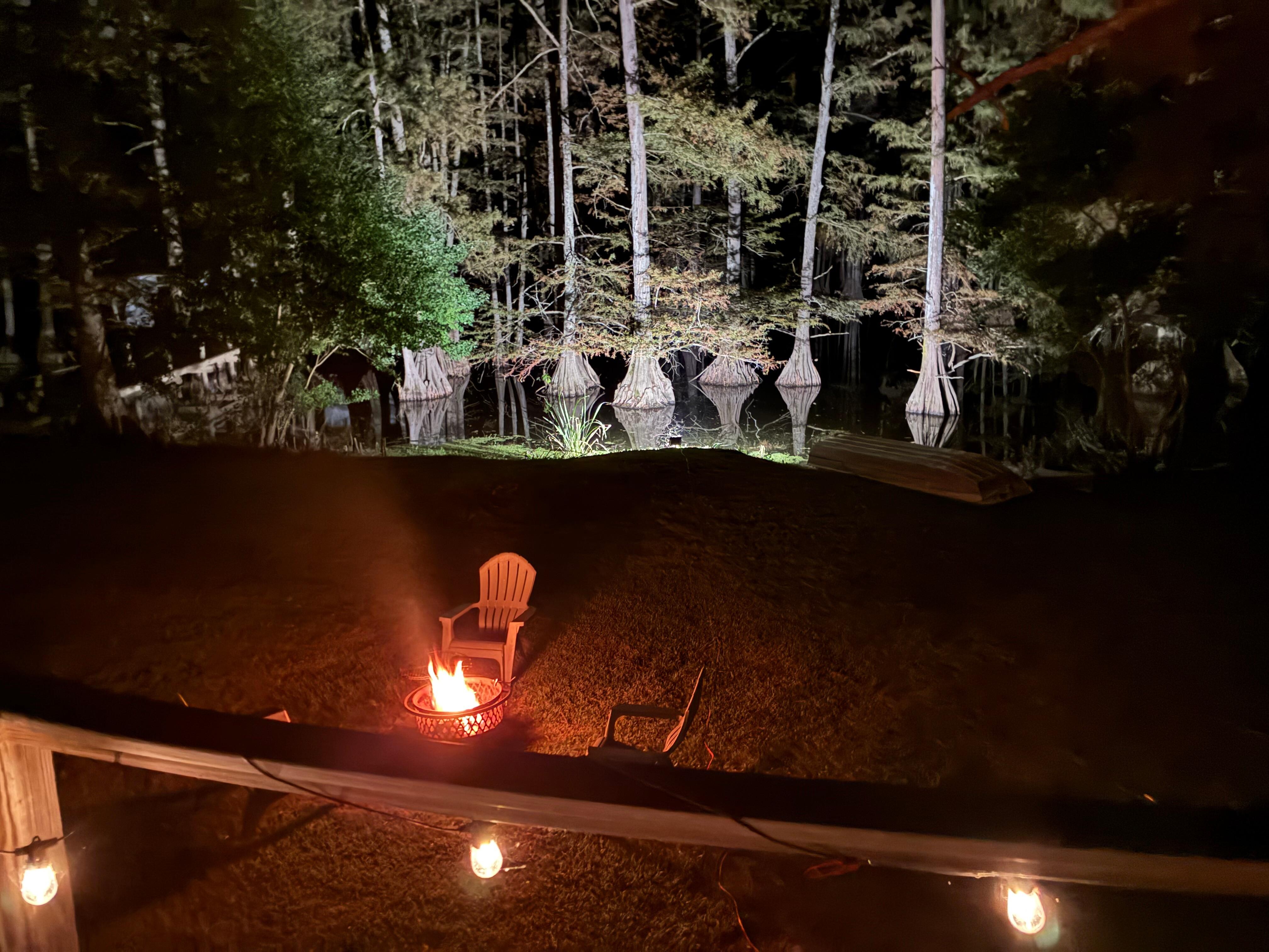 Our favorite was the nights out on back deck facing the water 