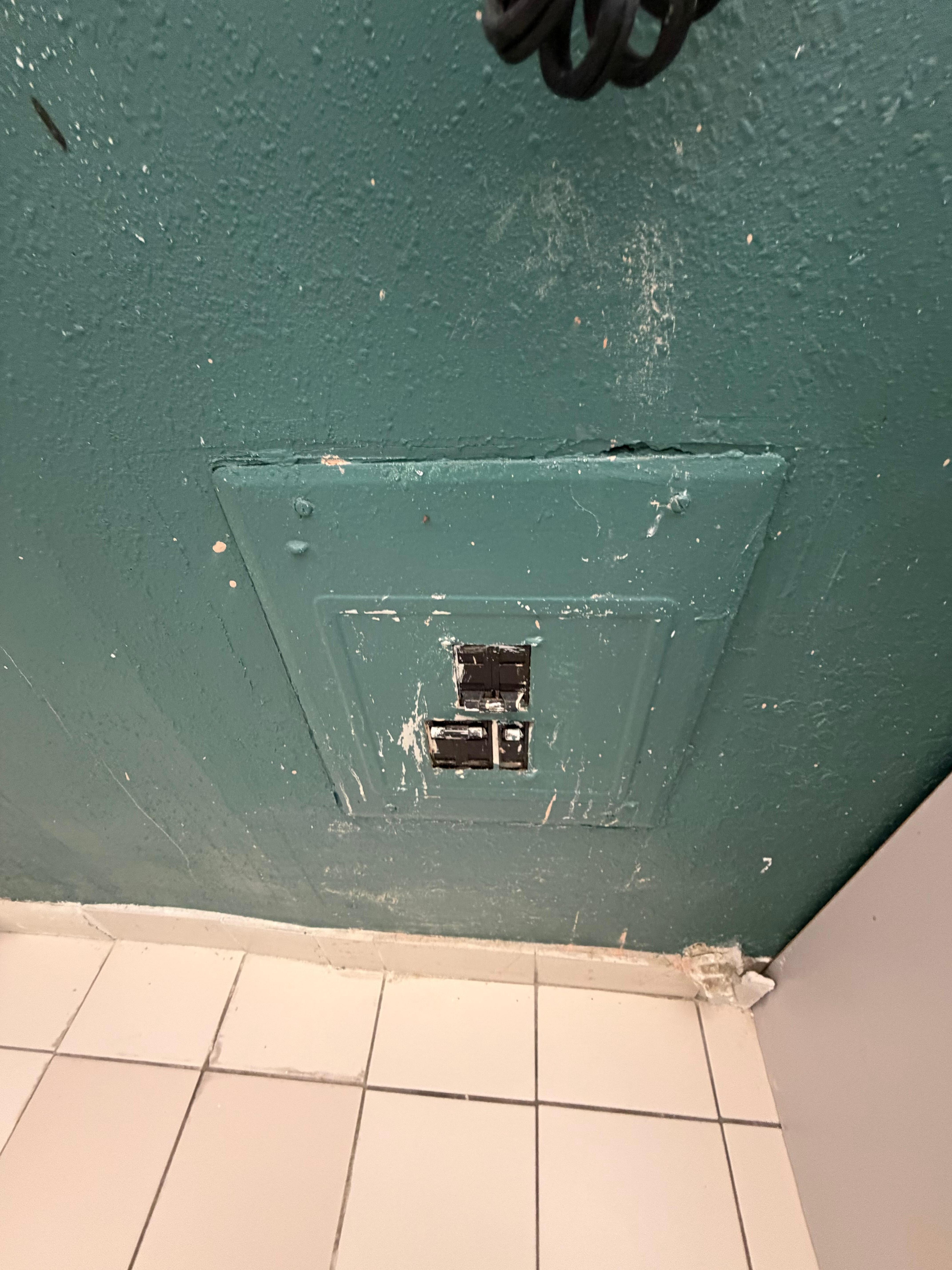 Bathroom wall