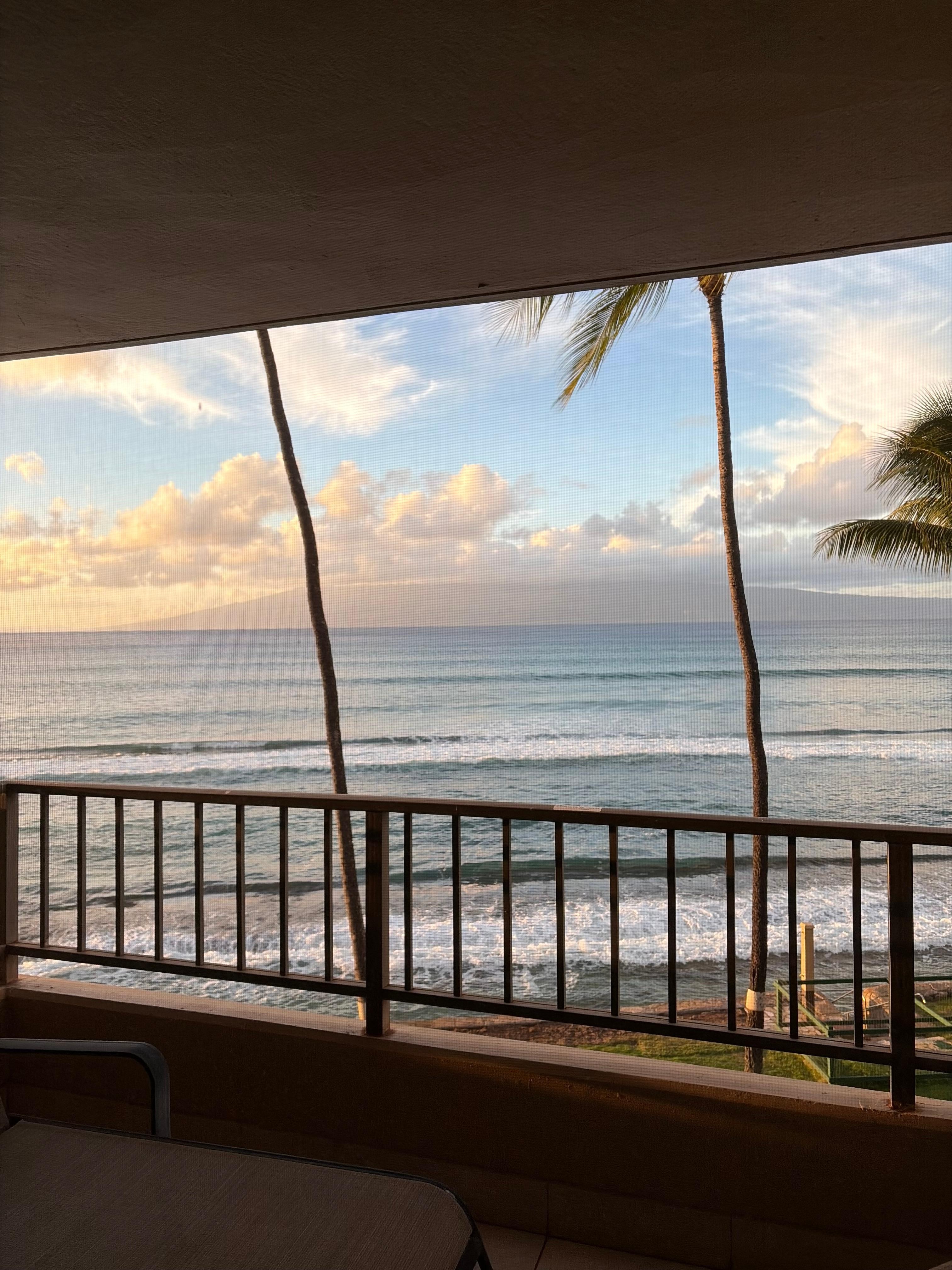 View from the balcony