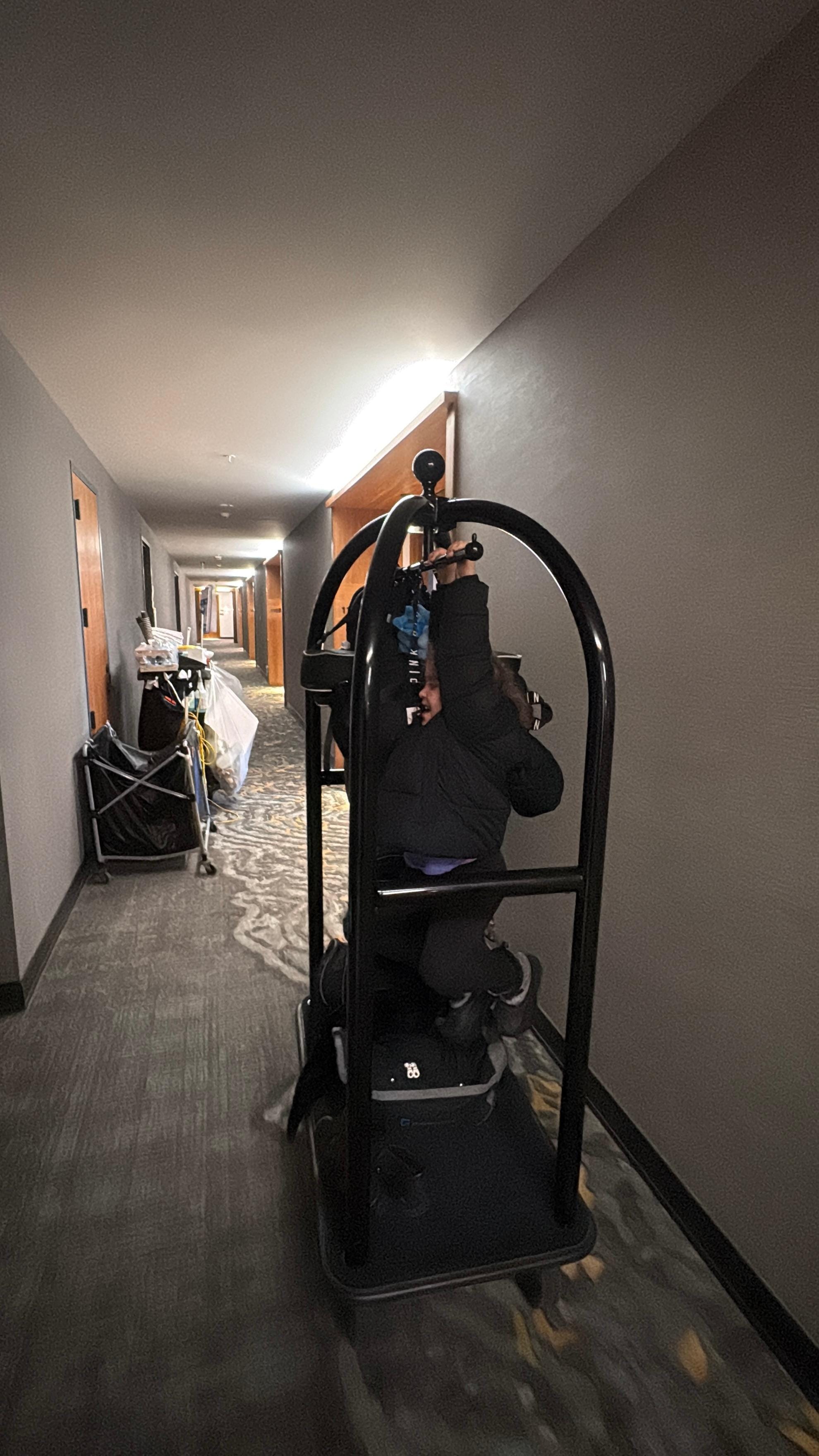 Derrick loaded all our luggage and took us downstairs to checkout. We didn’t have to lift a finger. 