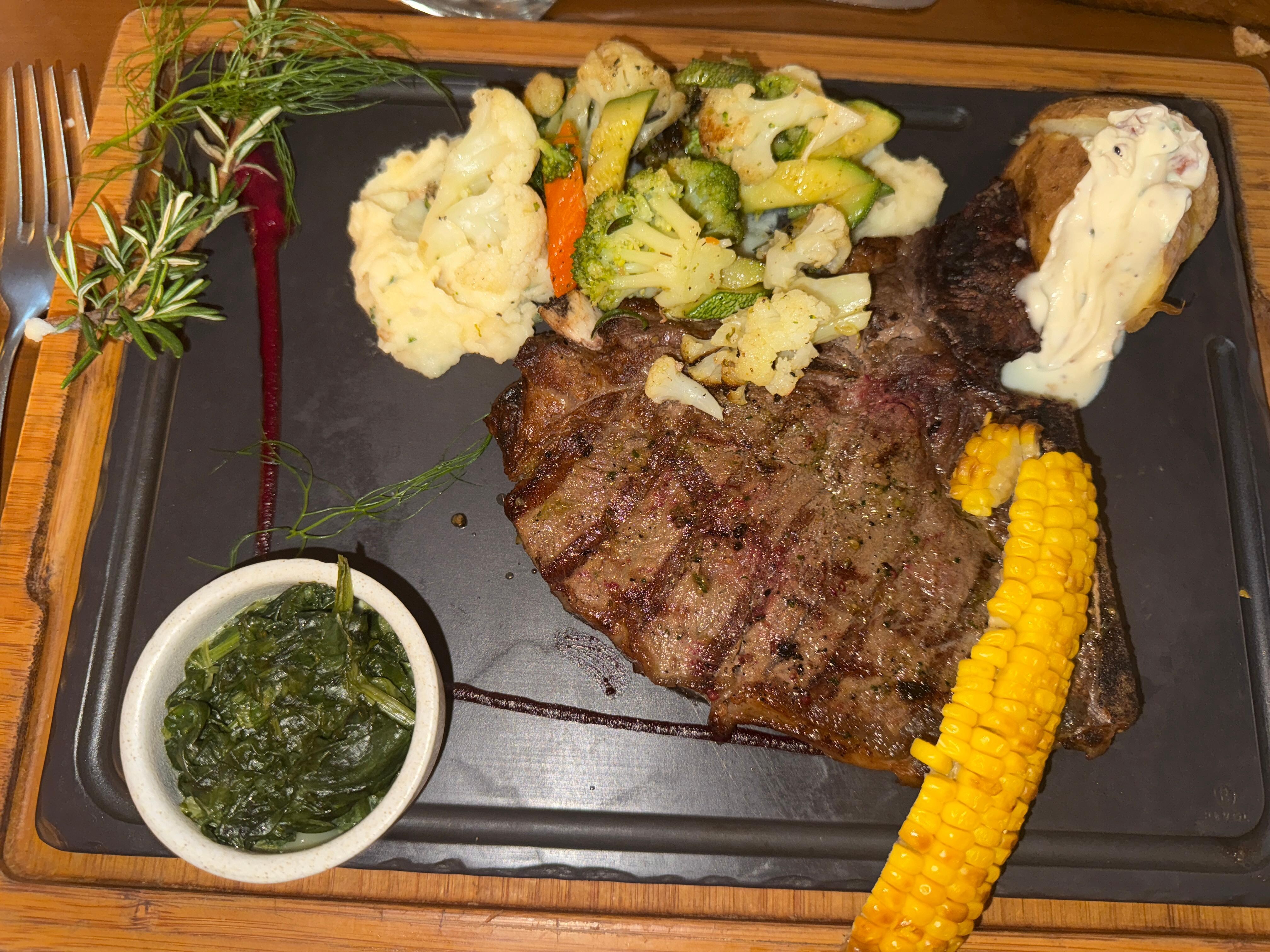 T-bone from the steakhouse. Get the ribeye instead 