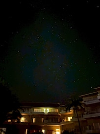 夜空を見上げるスペースがあり、こちらも最高の夜空でした。